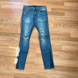 Flying Monkey Distressed Skinny Jeans